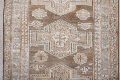 Antique Oushak Runner Rug (3' x 15')